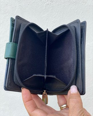 Portafoglio in Vera Pelle (M07) Nero