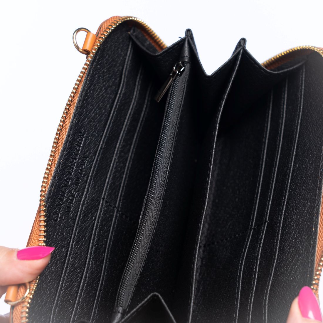 Mini Travel Bag in Vera Pelle 20x10cm