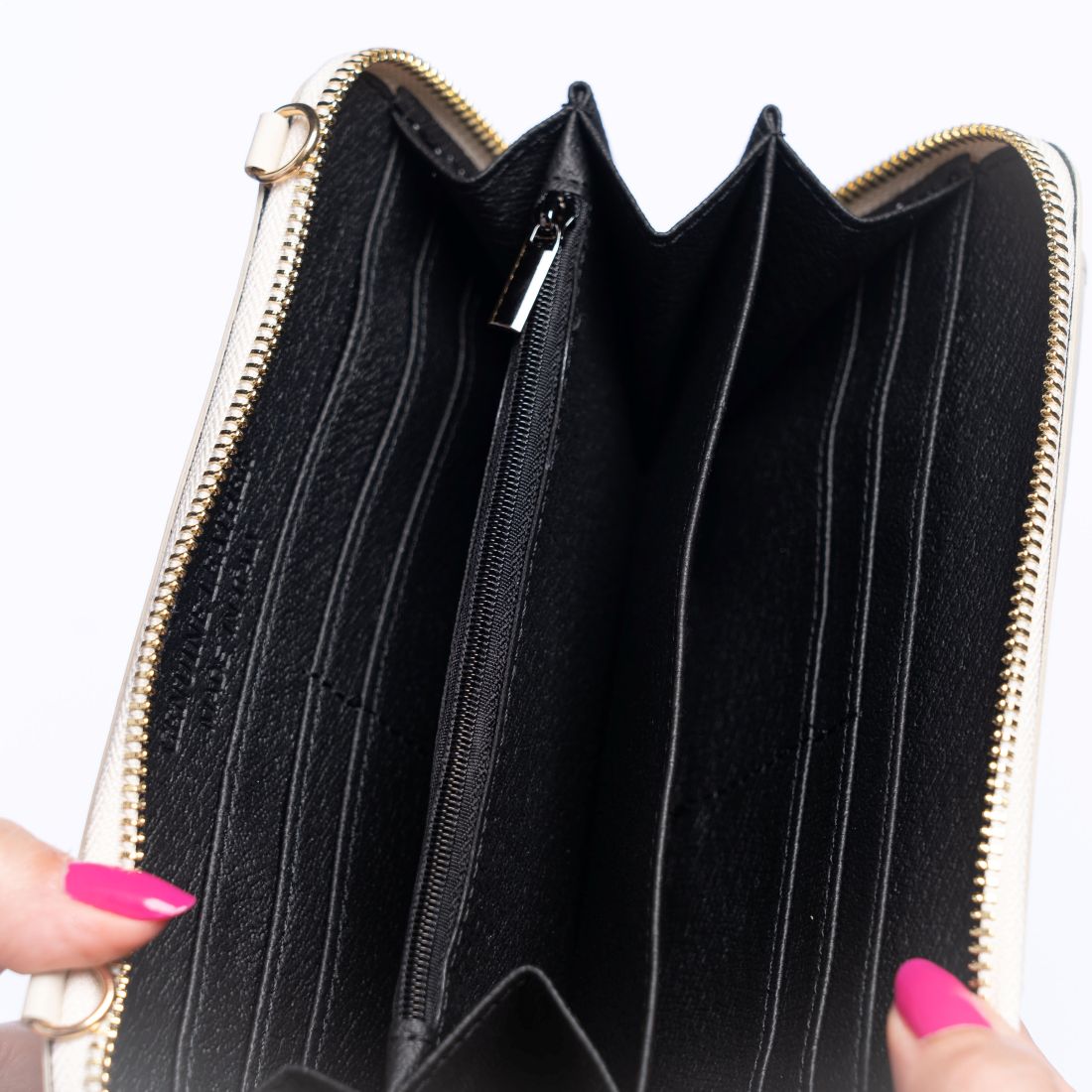 Mini Travel Bag in Vera Pelle | Con Tracolla, Interno a Portafoglio, Porta Cellulare