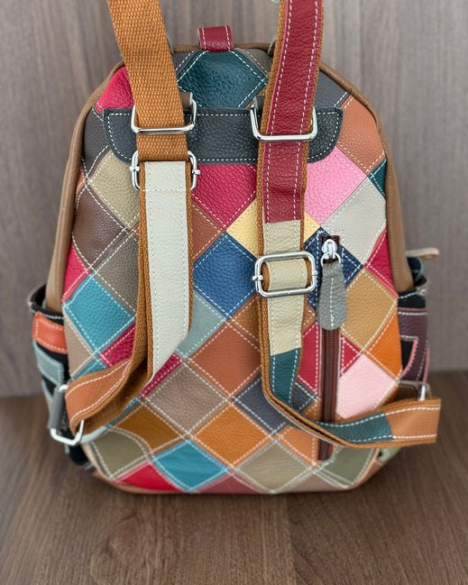Zaino Sofia 35x28x10cm - Vera pelle | Lavorazione Artigianale