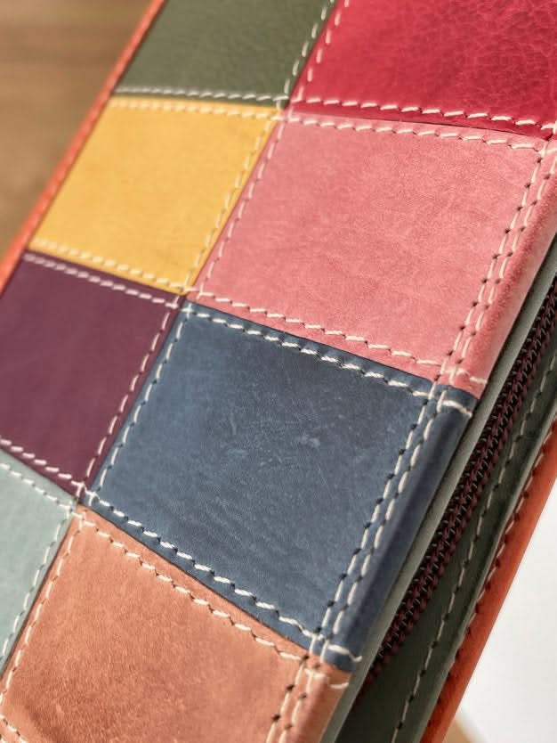 Portafoglio Medio/Piccolo in Vera Pelle | Ampio Portafoto, Pratico Portamonete, Doppia Tasca Banconote, Spazi Tessere