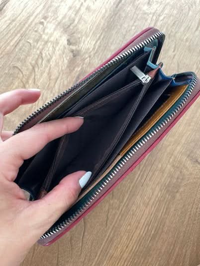 Portafoglio Grande in Vera Pelle | Ampio, Sottile, Multitasche, Porta foto, Portamonete.