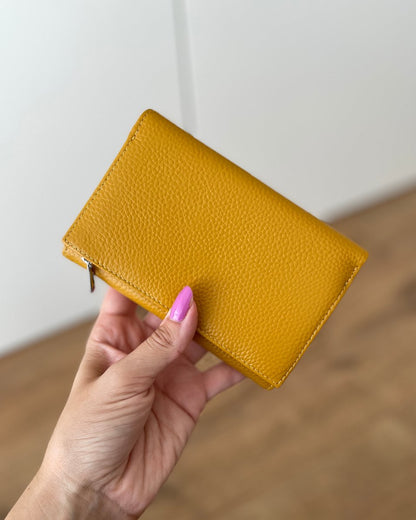 Portafoglio Donna in Vera Pelle - 14,5x10