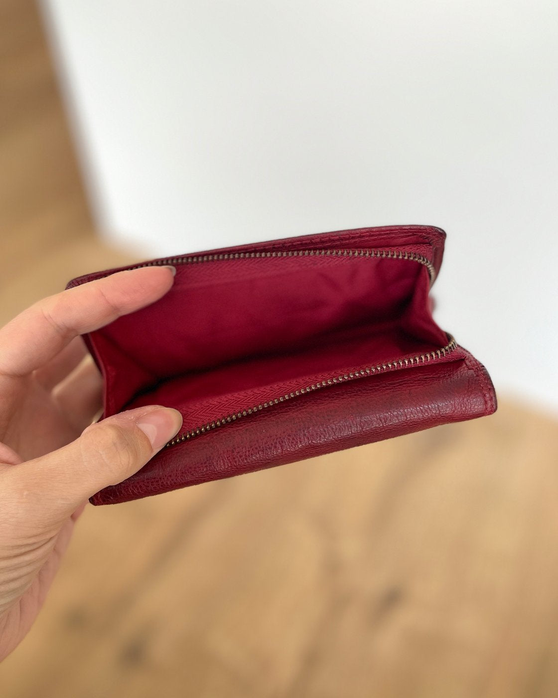 Portafoglio Donna in Vera Pelle Vintage (L30) | 20 Tessere, Portafoto, Tasca Banconote, Portamonete con zip