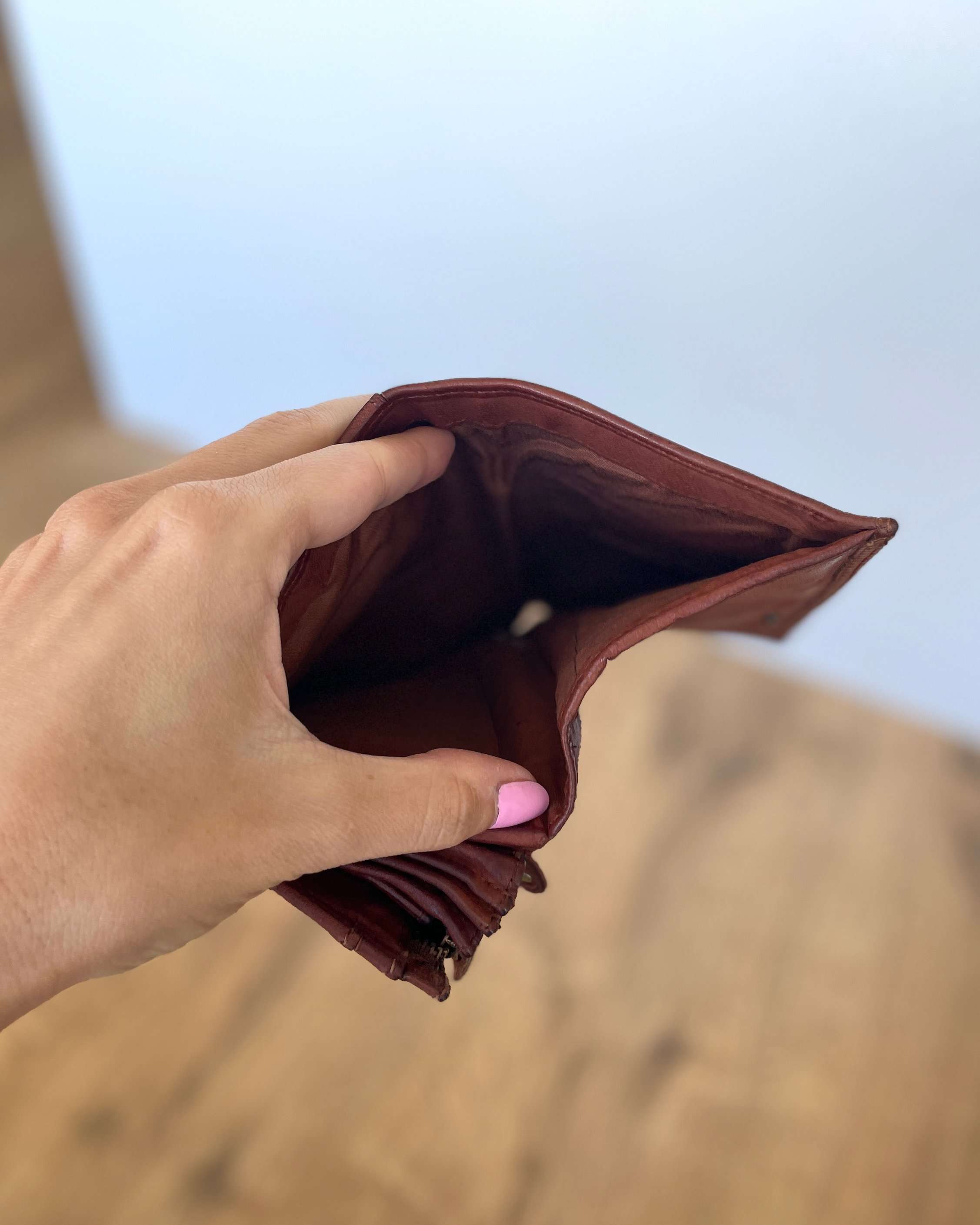 Portafoglio Donna in Vera Pelle Premium Vintage (L31) | 14 Tessere, Portafoto, Tasca Banconote, Zip Portamonete