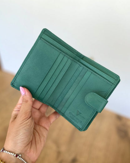 Portafoglio Donna in Vera Pelle 12,5x9,5cm