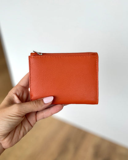 Portafoglio Donna in Vera Pelle 11,5x9cm