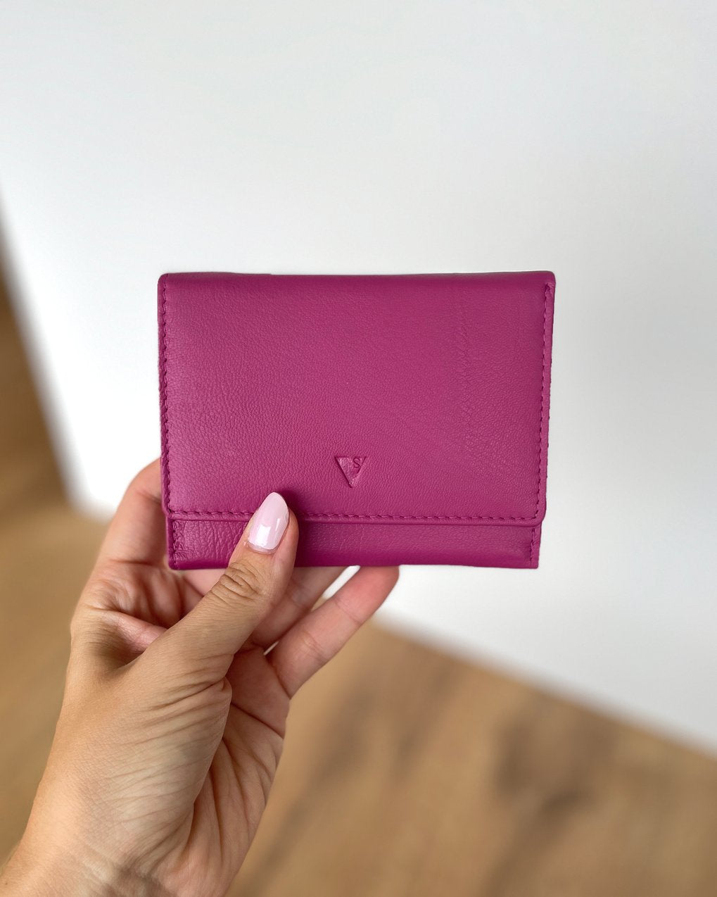 Portafoglio Donna in Vera Pelle 11,5x9cm