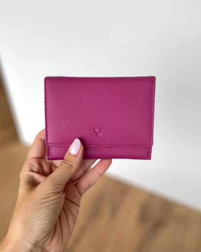 Portafoglio Donna in Vera Pelle 11,5x9cm