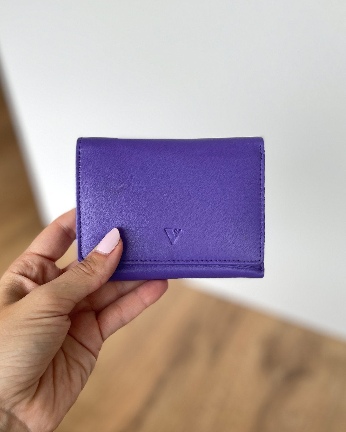 Portafoglio Donna in Vera Pelle 11,5x9cm