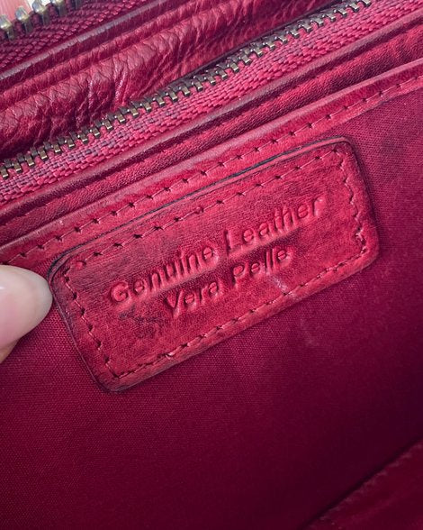 Portafoglio Donna in Vera Pelle Premium Vintage 19x10cm