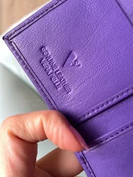 Mini Portafoglio in Vera Pelle | Doppia Tasca Banconote, Spazi Tessere, Portamonete