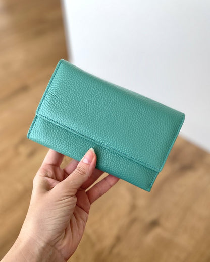 Portafoglio "Arya" in Vera Pelle 16x11