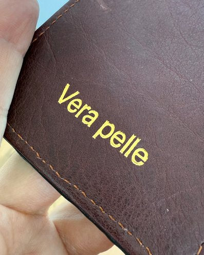 Portafoglio Medio/Grande in Vera Pelle | 20 Spazi Tessere, 2 Portafoto, 2 Tasche banconote, Portamonete con zip