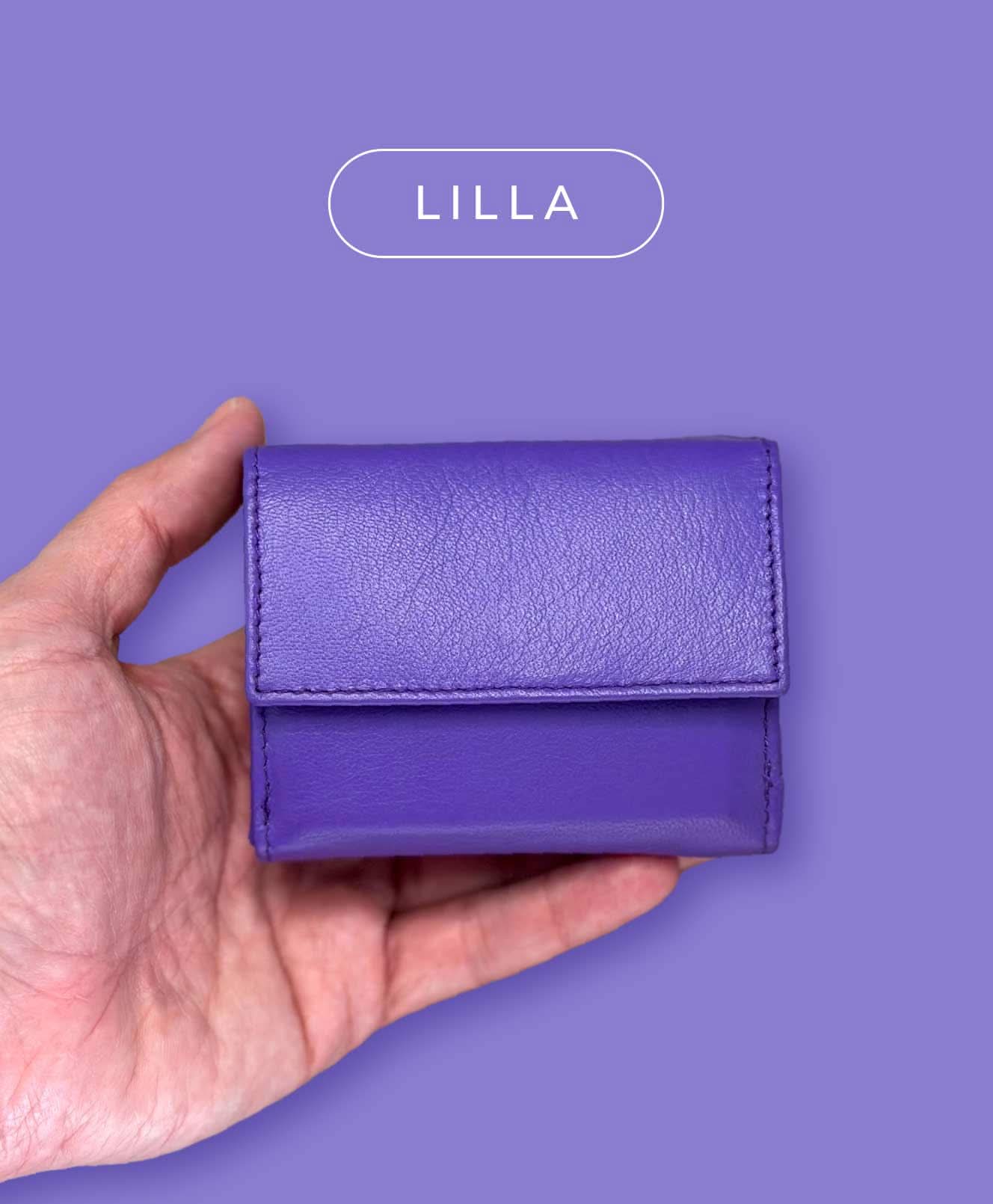 Mini Portafoglio in Vera Pelle | Doppia Tasca Banconote, Spazi Tessere, Portamonete