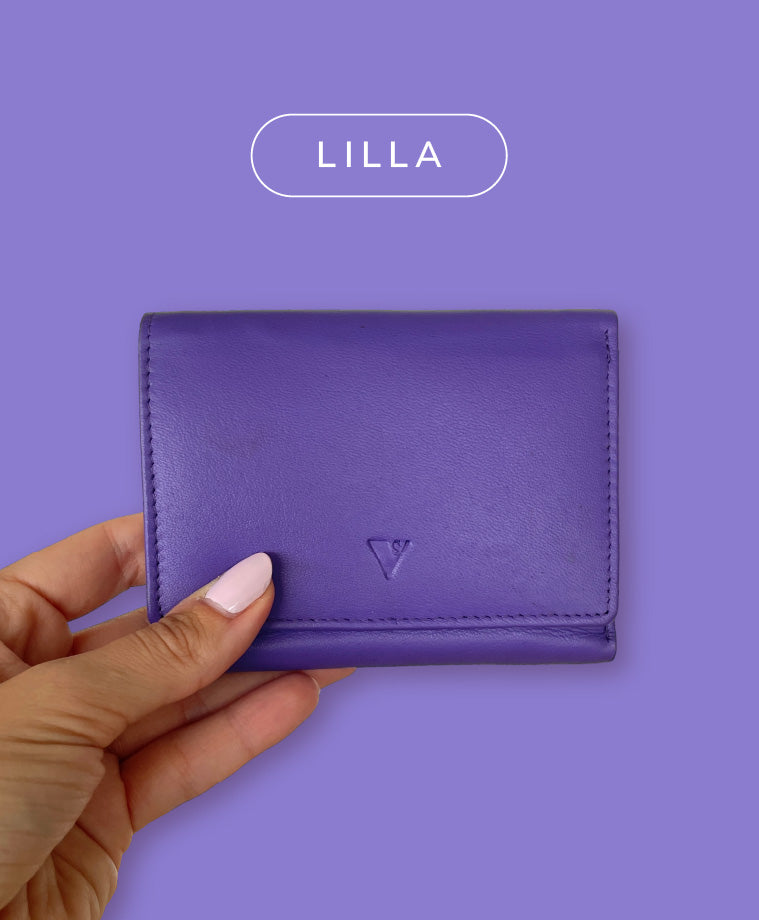 Mini Portafoglio Donna in Vera Pelle (M81) | 11 Tessere, Tasca Banconote, Portamonete con zip