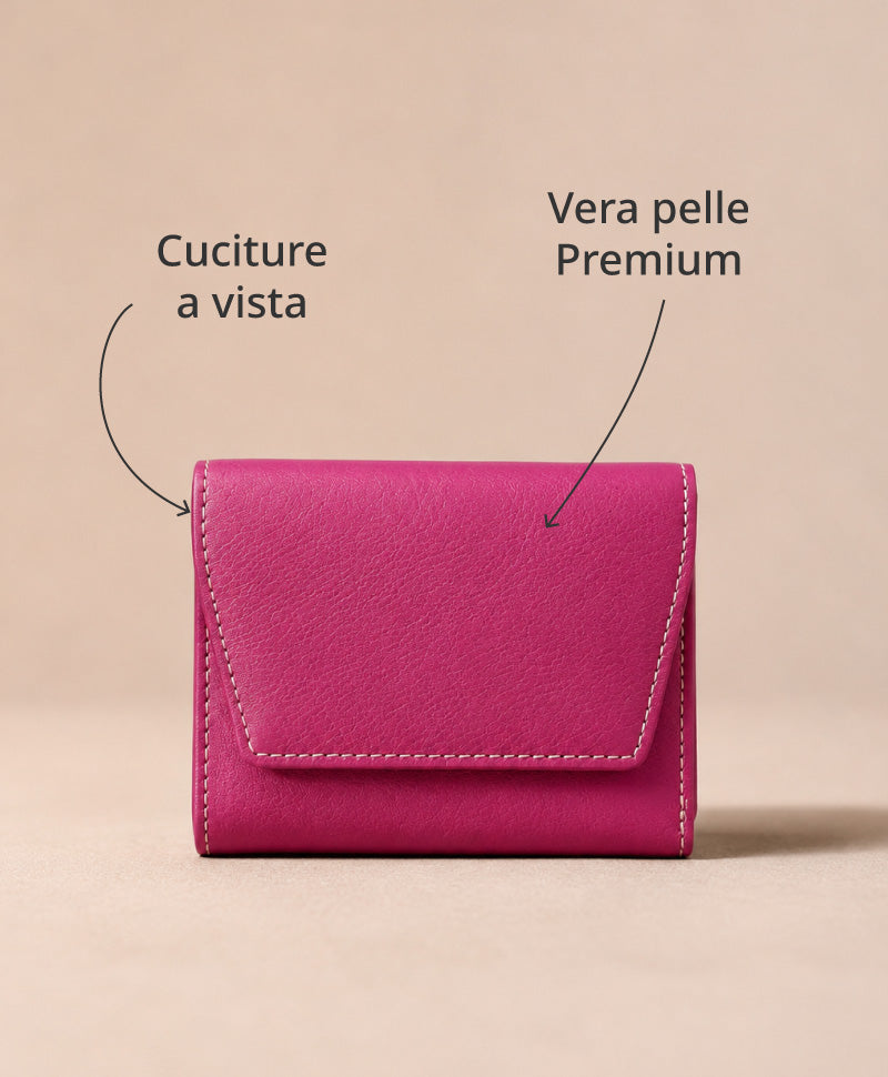 Portafoglio "Tratto" – Vera Pelle Morbida