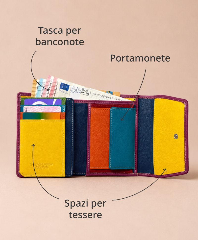 Portafoglio "Tratto" – Vera Pelle Morbida