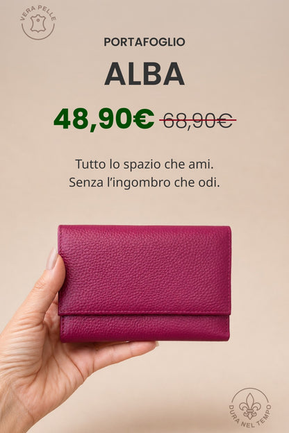 Portafoglio "Alba" | Vera Pelle - RFID