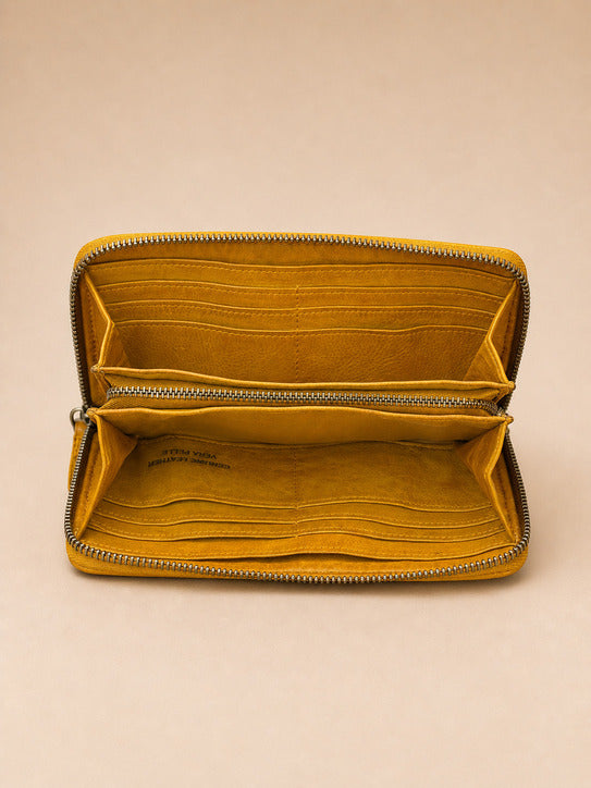 Portafoglio "Intreccio" | Vera Pelle 20x10cm